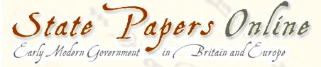 State Papers Online : Early Modern Government in Britain and Europe